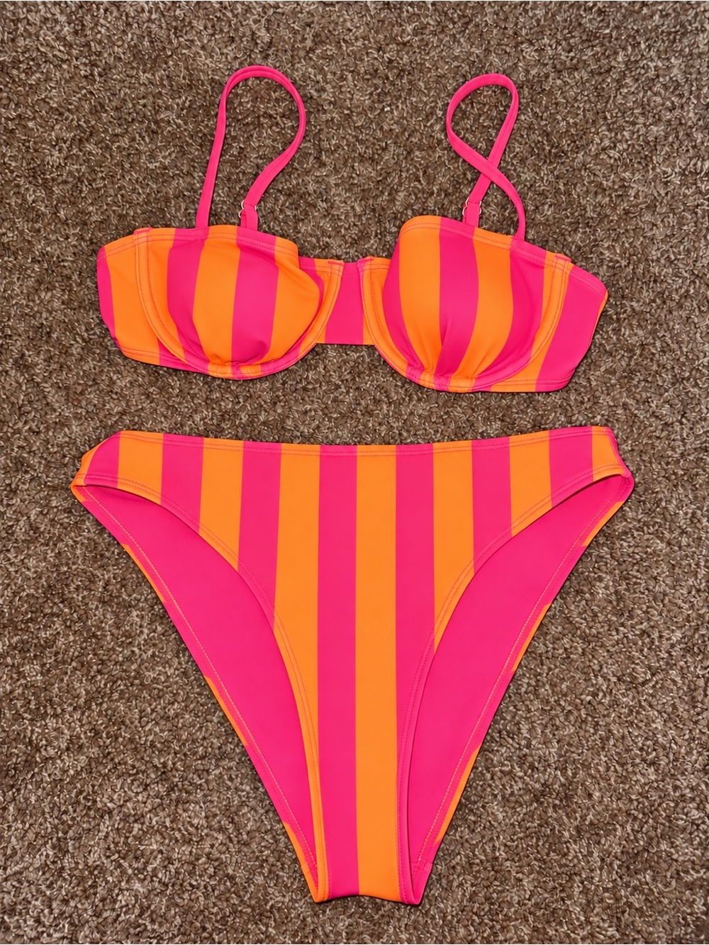 No Boundaries Sherbet Kini 🩷🧡